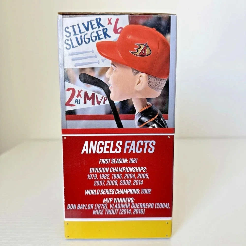 Mike Trout Ducks Bobblehead 2019 Los Angeles Angels Anaheim Hockey SGA NEW